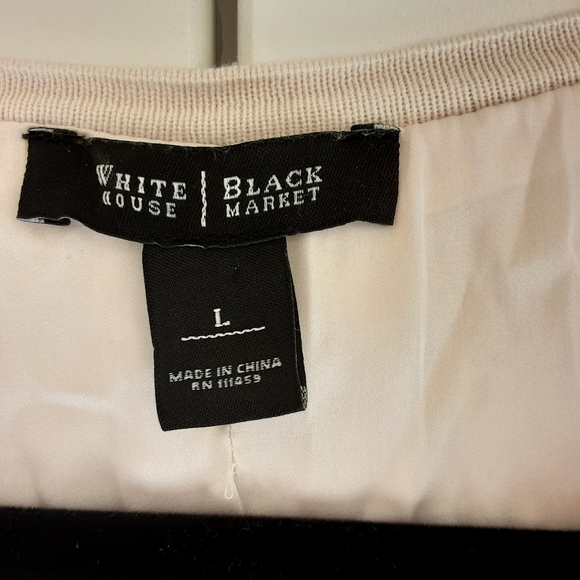 White House Black Market  Sequin Cardigan, Size Large - Picture 5 of 7